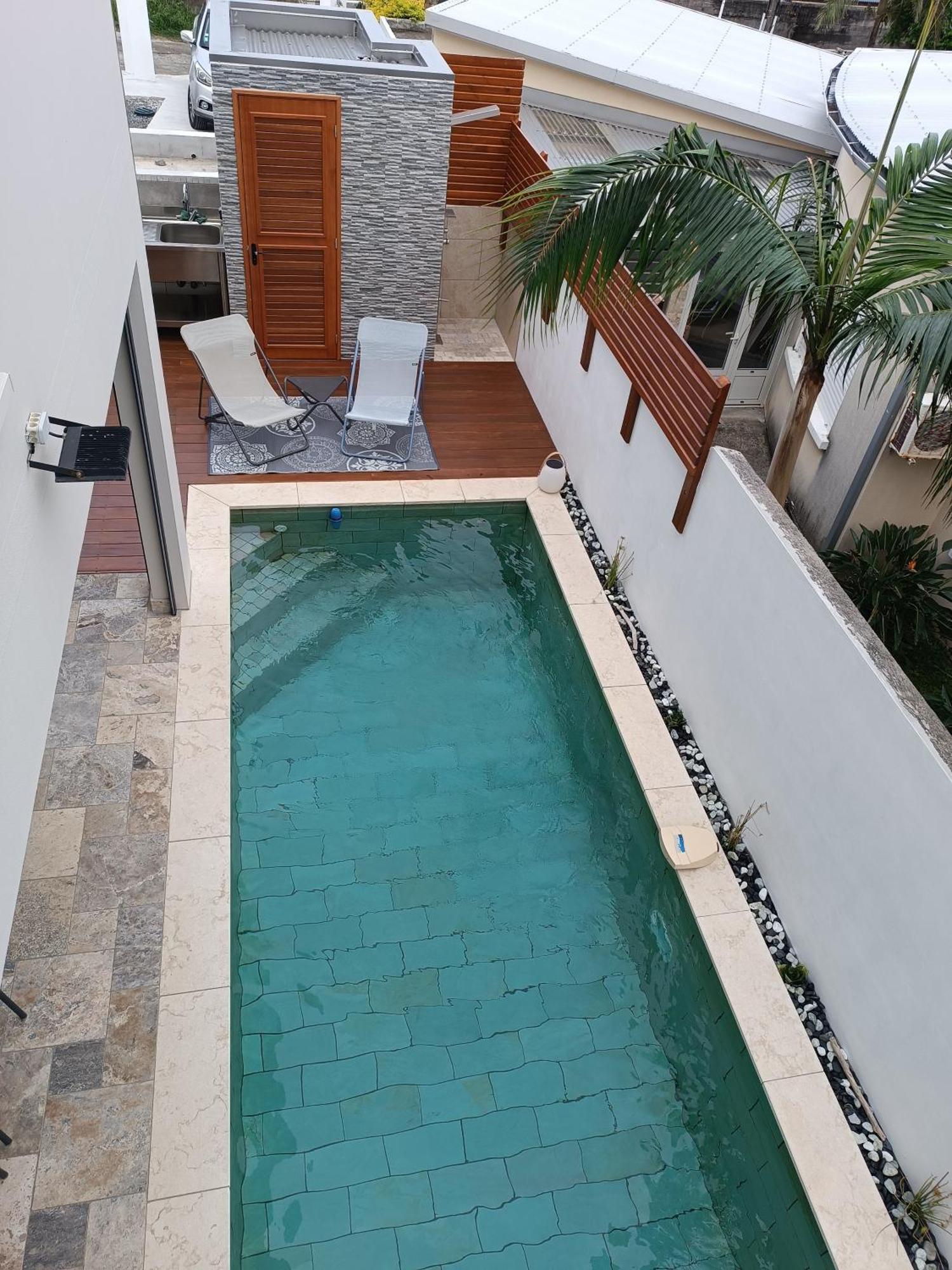 Villa O'Lhaya Piscine Pivee Saint-Joseph Bagian luar foto