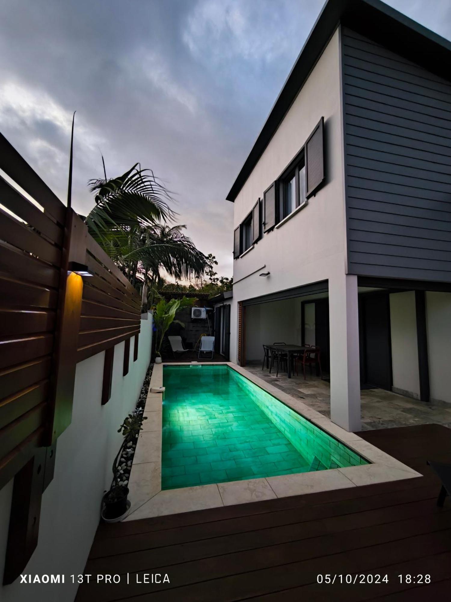 Villa O'Lhaya Piscine Pivee Saint-Joseph Bagian luar foto